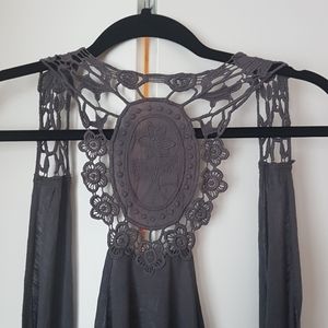 Decree Crochet Cardigan / Vest size XL